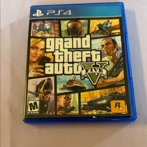 Grand Theft Auto V for PS4 - Blue Case